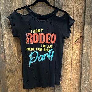 Source Unknown Black Rodeo Party Tee